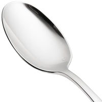 Chef & Sommelier T4706 Lazzo 7 1/4" 18/10 Stainless Steel Extra Heavy Weight Dessert Spoon by Arc Cardinal - 12/Pack
