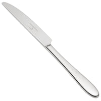 Chef & Sommelier T4708 Lazzo 8 3/8" 18/10 Stainless Steel Extra Heavy Weight Dessert Knife by Arc Cardinal - 12/Pack