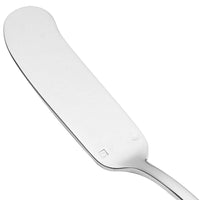 Chef & Sommelier T4727 Lazzo 6 1/2" 18/10 Stainless Steel Extra Heavy Weight Butter Spreader by Arc Cardinal - 12/Pack