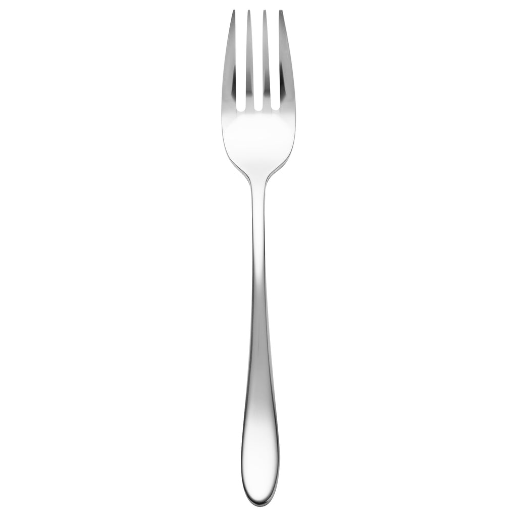 Chef & Sommelier T4729 Lazzo 7 1/4" 18/10 Stainless Steel Extra Heavy Weight Salad Fork by Arc Cardinal - 12/Pack