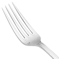 Chef & Sommelier T4801 Orzon 8 1/8" 18/10 Extra Heavy Weight Stainless Steel Dinner Fork by Arc Cardinal - 12/Pack