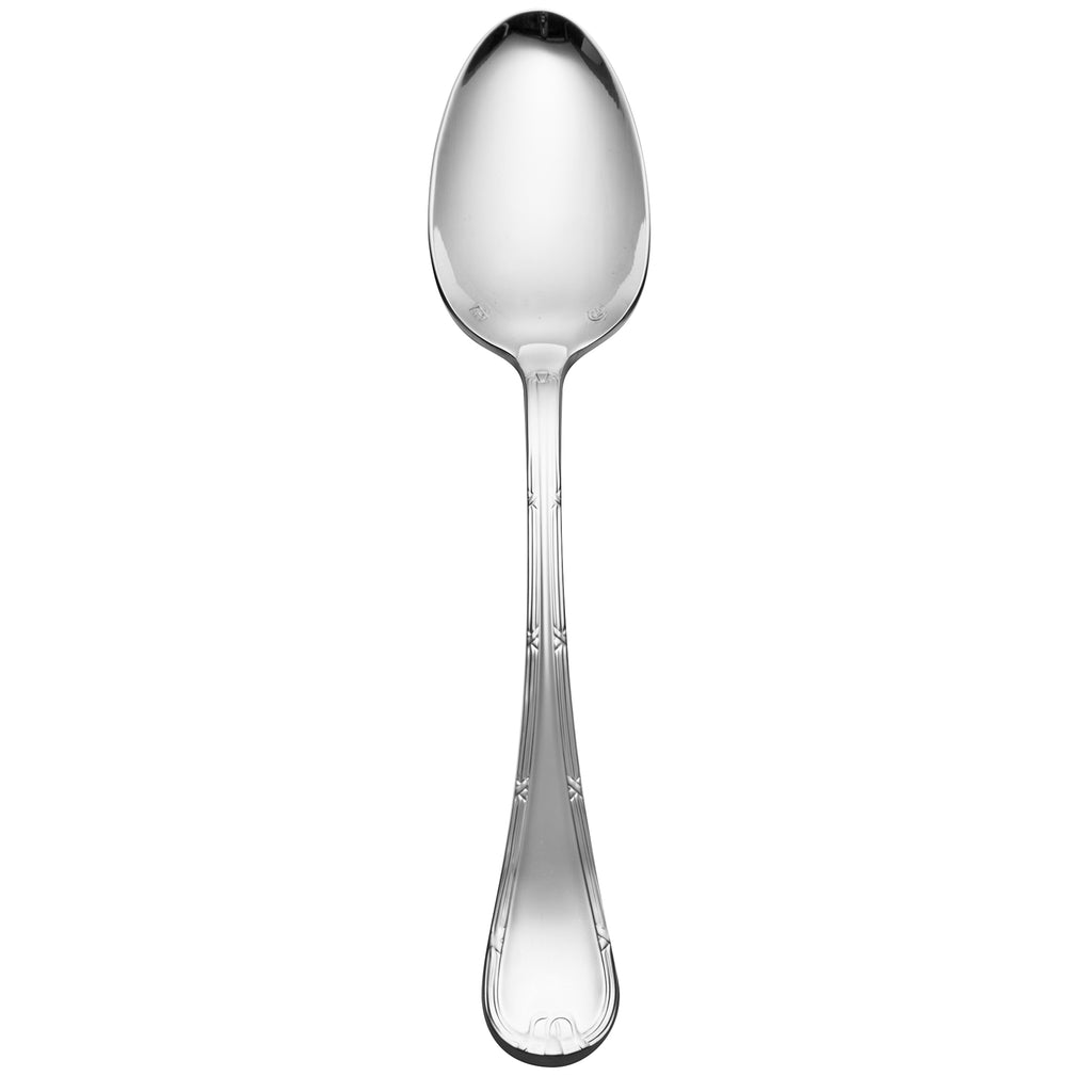 Chef & Sommelier T4802 Orzon 8 1/8" 18/10 Extra Heavy Weight Stainless Steel Dinner Spoon by Arc Cardinal - 12/Pack