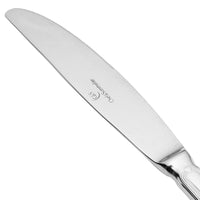 Chef & Sommelier T4804 Orzon 9 5/8" 18/10 Extra Heavy Weight Stainless Steel Solid Handle Dinner Knife by Arc Cardinal - 12/Pack