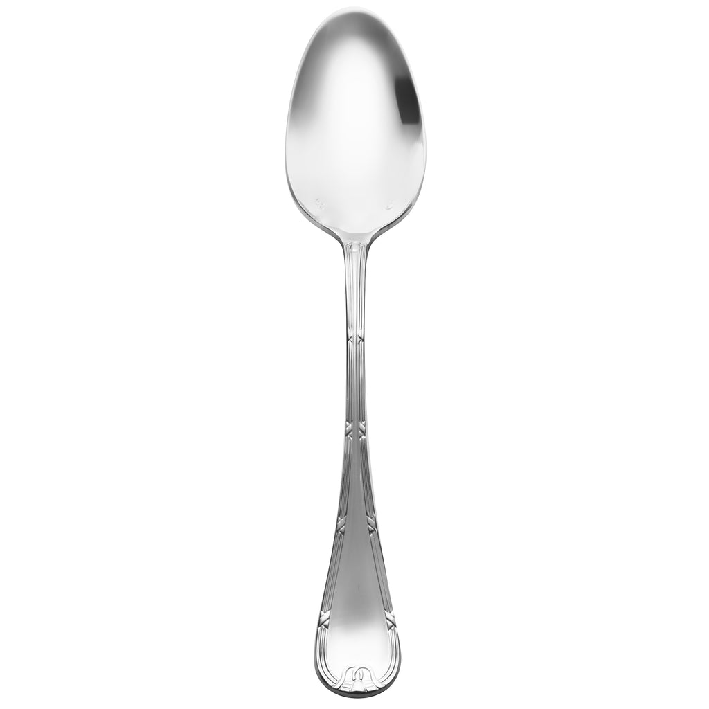 Chef & Sommelier T4806 Orzon 7 1/8" 18/10 Extra Heavy Weight Stainless Steel Dessert Spoon by Arc Cardinal - 12/Pack