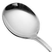 Chef & Sommelier T4809 Orzon 6 7/8" 18/10 Extra Heavy Weight Stainless Steel Soup Spoon by Arc Cardinal - 12/Pack