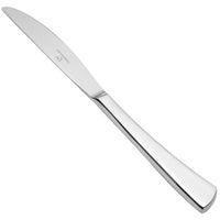 Chef & Sommelier T5204 Ezzo 9 3/4" 18/10 Stainless Steel Extra Heavy Weight Solid Handle Dinner Knife by Arc Cardinal - 12/Pack