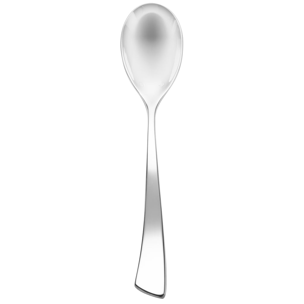 Chef & Sommelier T5206 Ezzo 7 1/4" 18/10 Stainless Steel Extra Heavy Weight Dessert Spoon by Arc Cardinal - 12/Pack