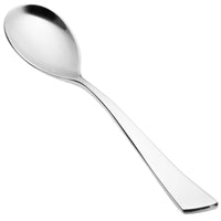 Chef & Sommelier T5206 Ezzo 7 1/4" 18/10 Stainless Steel Extra Heavy Weight Dessert Spoon by Arc Cardinal - 12/Pack