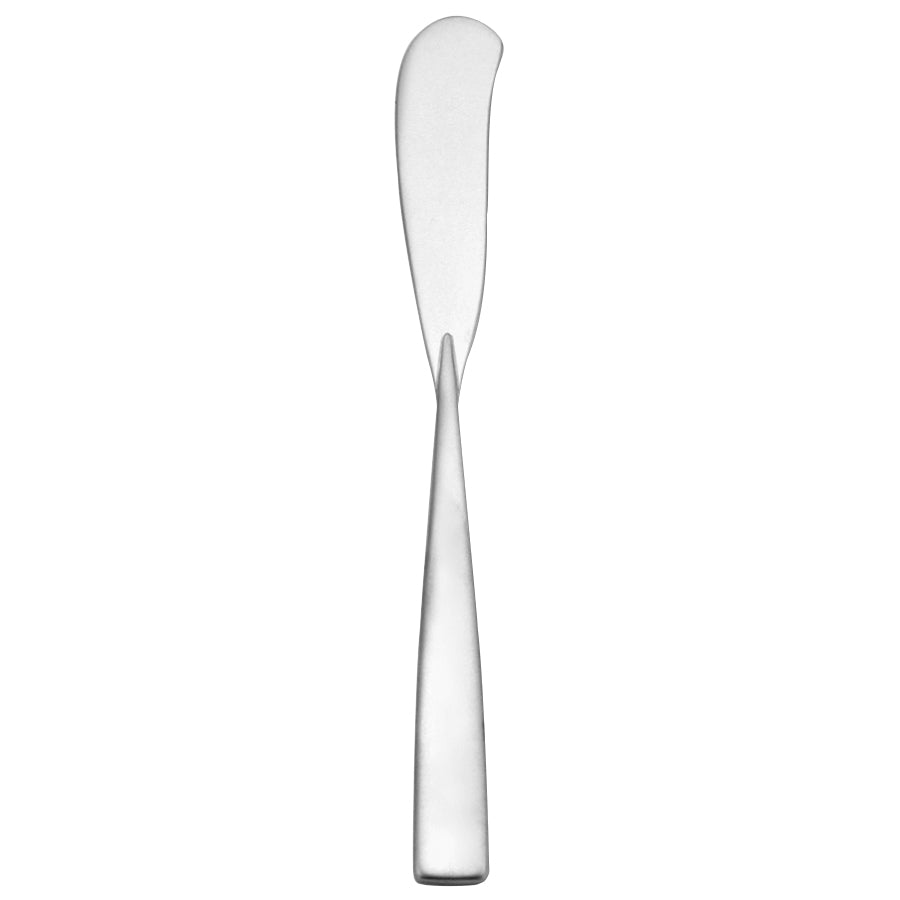 Oneida 2972KSBF Stiletto 6 3/4" 18/10 Stainless Steel Extra Heavy Weight Butter Spreader with Flat Handle - 12/Pack