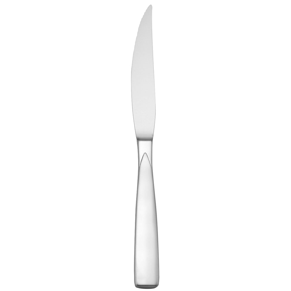 Oneida 2972KSSF Stiletto 9 1/2" 18/10 Stainless Steel Extra Heavy Weight Steak Knife - 12/Pack