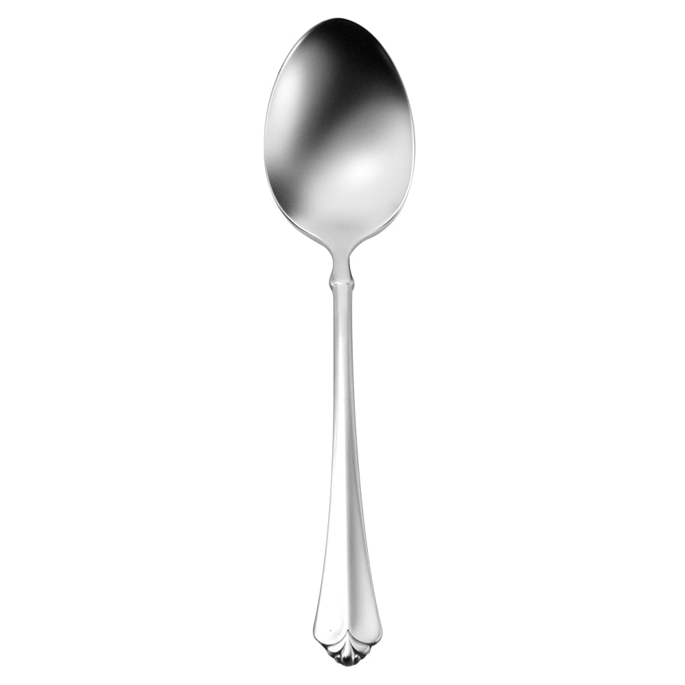 Oneida 2273SDEF Juilliard 7 1/4" 18/10 Stainless Steel Extra Heavy Weight Dessert Spoon - 12/Pack