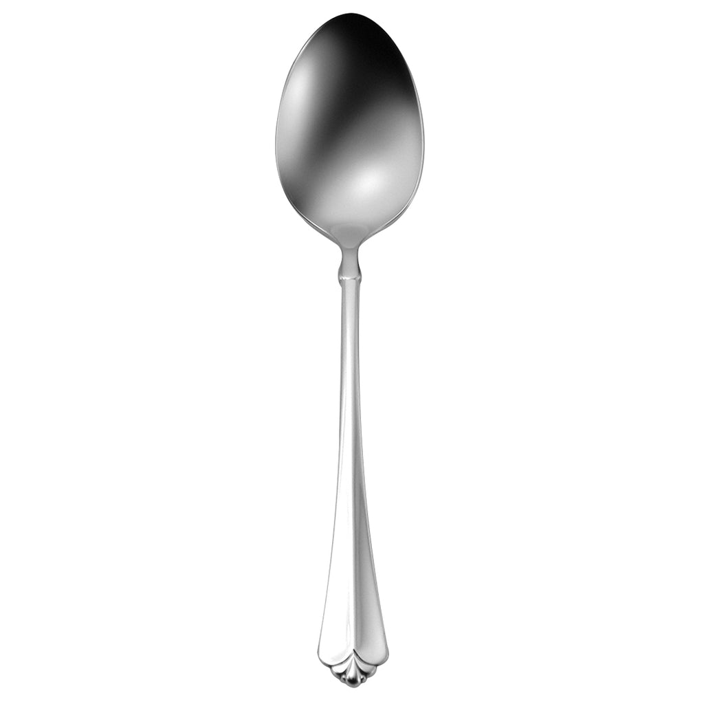 Oneida 2273STBF Juilliard 8 1/4" 18/10 Stainless Steel Extra Heavy Weight Tablespoon / Serving Spoon - 12/Pack