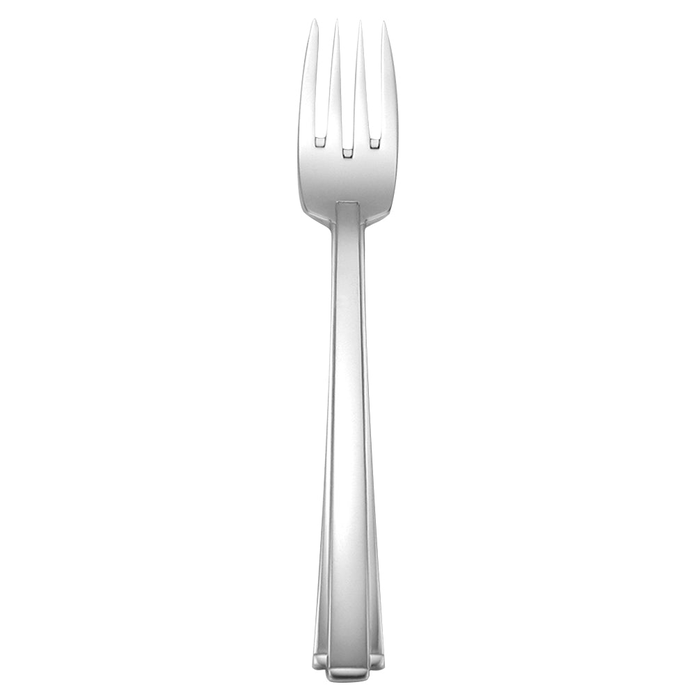Oneida 2529FSLF Etage 7" 18/10 Stainless Steel Extra Heavy Weight Salad Fork - 12/Pack