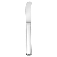 Oneida 2529KBSF Etage 6 3/4" 18/10 Stainless Steel Extra Heavy Weight Butter Spreader - 12/Pack