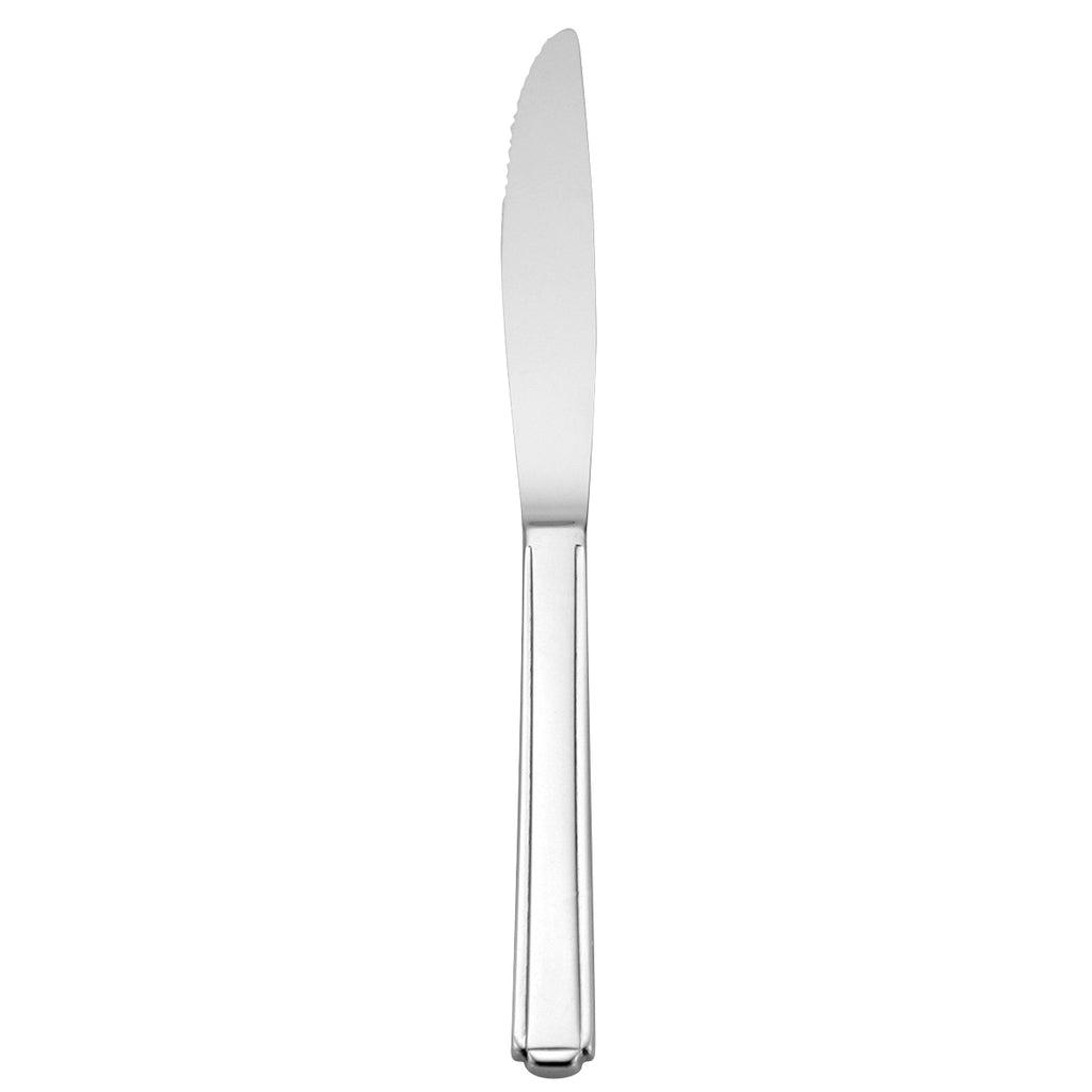 Oneida 2529KDVF Etage 9 3/4" 18/10 Stainless Steel Extra Heavy Weight Dinner Knife - 12/Pack