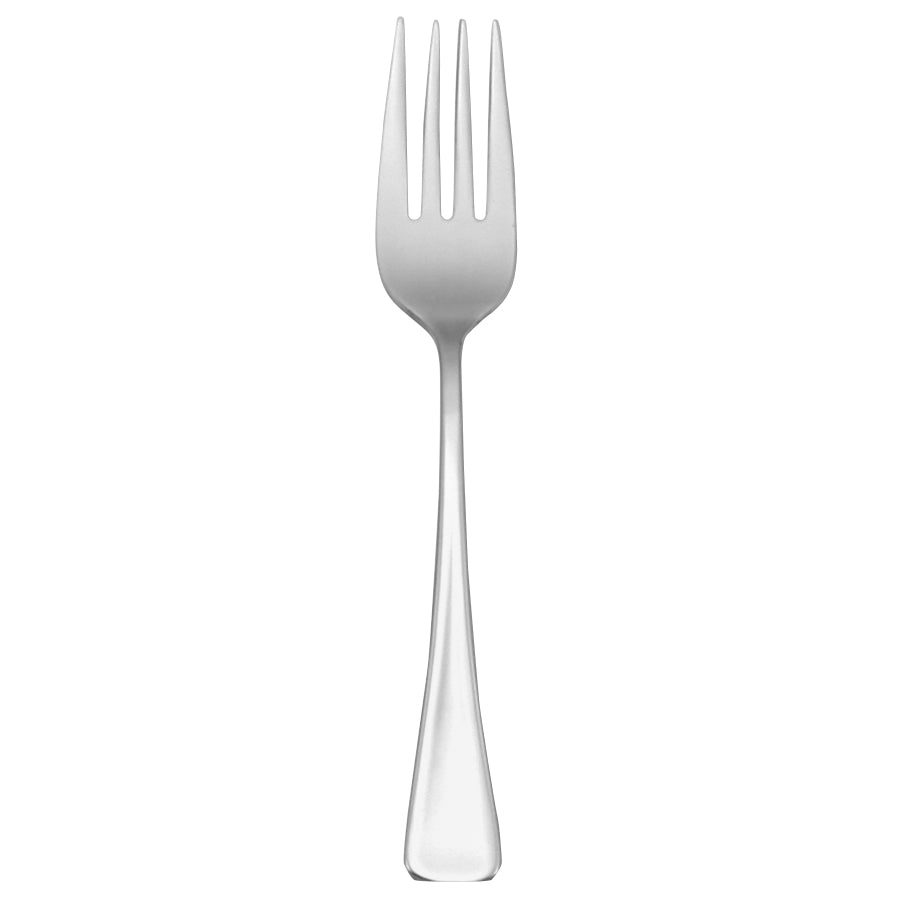 Oneida B740FSLF Lonsdale 6 1/2" 18/8 Stainless Steel Extra Heavy Weight Salad / Pastry Fork - 12/Pack