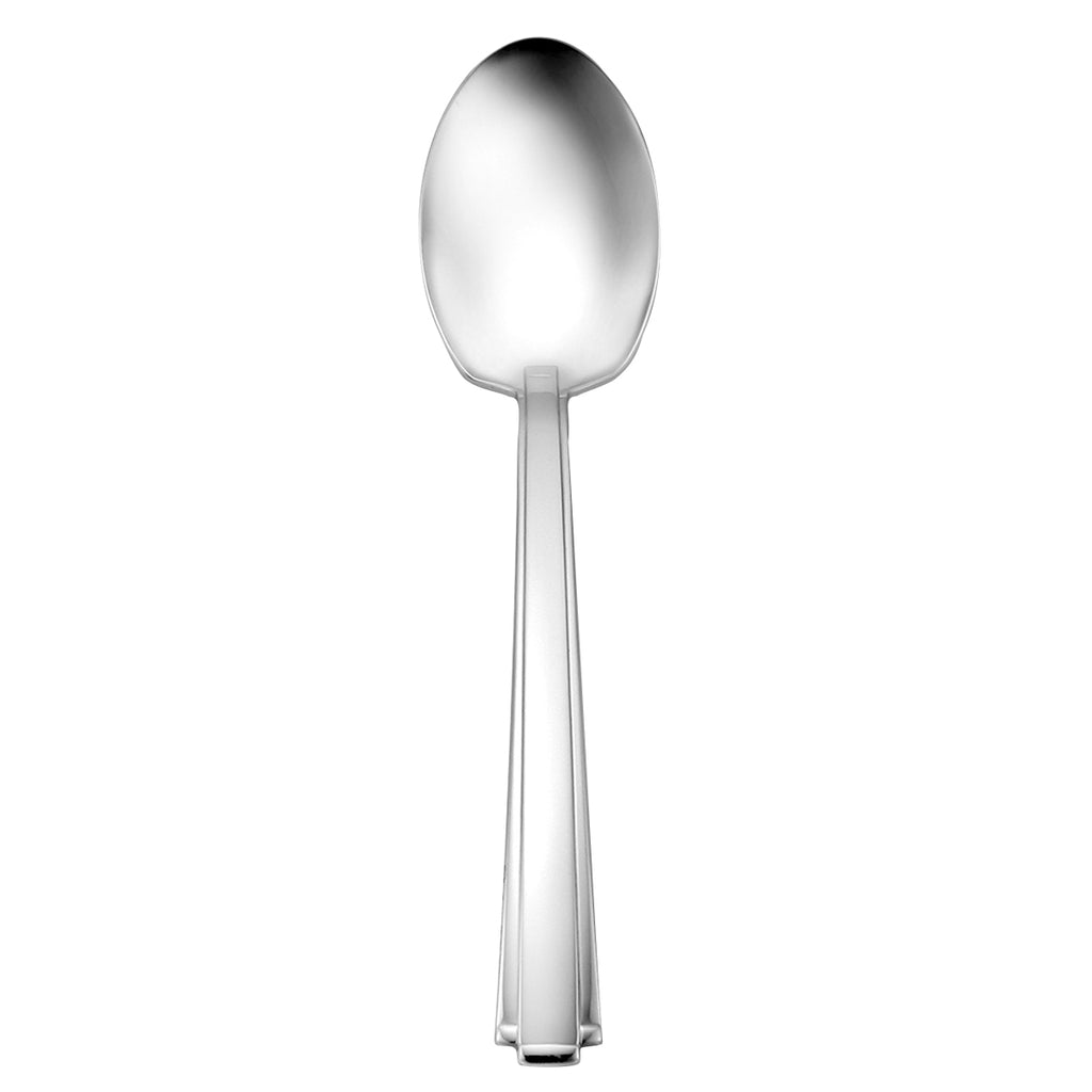 Oneida 2529STBF Etage 8 1/4" 18/10 Stainless Steel Extra Heavy Weight Tablespoon / Serving Spoon - 12/Pack