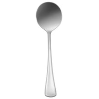 Oneida B740SRBF Lonsdale 6 1/2" 18/8 Stainless Steel Extra Heavy Weight Round Bowl Soup Spoon - 12/Pack