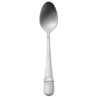 Oneida T045SADF Satin Astragal 4 1/4" 18/10 Stainless Steel Extra Heavy Weight Demitasse Spoon - 12/Pack