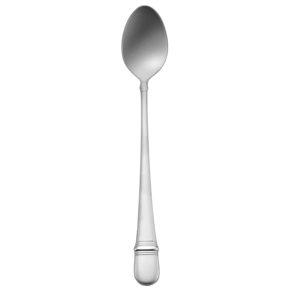 Oneida T045SITF Satin Astragal 7 1/2" 18/10 Stainless Steel Extra Heavy Weight Iced Tea Spoon - 12/Pack