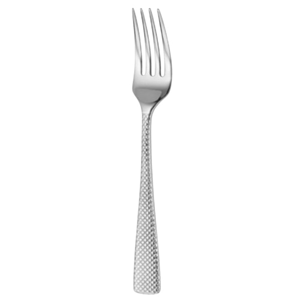 Oneida T057FDEF Jade 7" 18/10 Stainless Steel Extra Heavy Weight Dessert / Salad Fork - 12/Pack