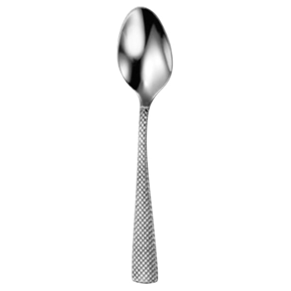 Oneida T057SFTF Jade 5 1/2" 18/10 Stainless Steel Extra Heavy Weight European Teaspoon - 12/Pack