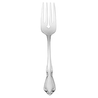 Oneida 2610FSLF Chateau 6 1/4" 18/8 Stainless Steel Extra Heavy Weight Salad / Pastry Fork - 12/Pack