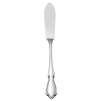 Oneida 2610KBFF Chateau 6 5/8" 18/8 Stainless Steel Extra Heavy Weight Butter Knife with Flat Handle - 12/Pack