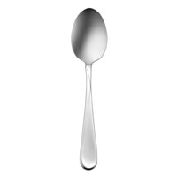 Oneida 2865SPLF Flight 6 3/4" 18/8 Stainless Steel Extra Heavy Weight Dessert Spoon - 12/Pack