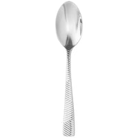Oneida T389SDEF Cheviot 7 3/8" 18/10 Stainless Steel Extra Heavy Weight Oval Bowl Soup / Dessert Spoon - 12/Pack