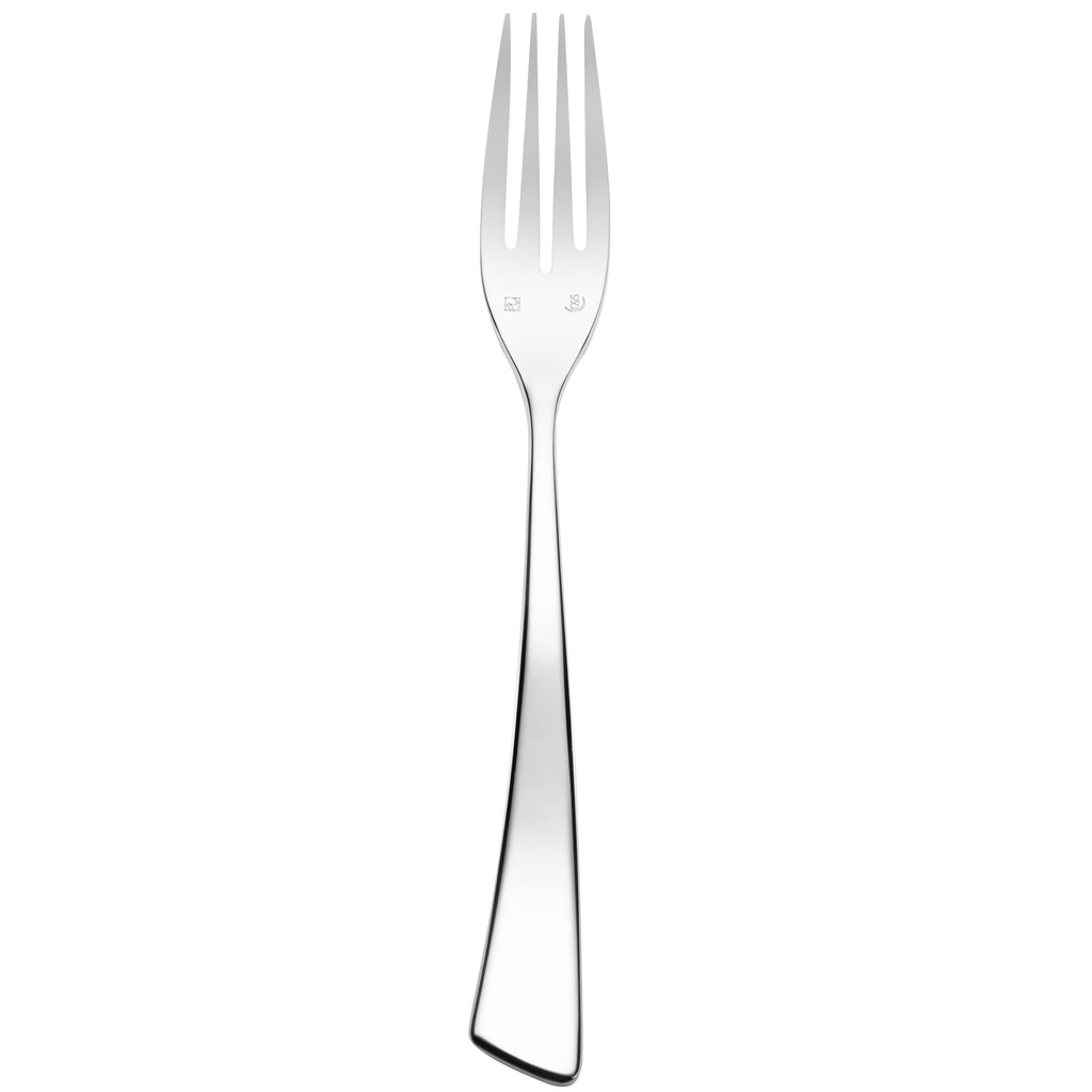 Chef & Sommelier T5201 Ezzo 8 1/4" 18/10 Stainless Steel Extra Heavy Weight Dinner Fork by Arc Cardinal - 12/Pack
