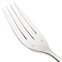 Chef & Sommelier T5201 Ezzo 8 1/4" 18/10 Stainless Steel Extra Heavy Weight Dinner Fork by Arc Cardinal - 12/Pack