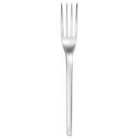 Oneida T483FCMF Apex 9" 18/10 Stainless Steel Extra Heavy Weight Cold Meat / Serving Fork - 12/Pack