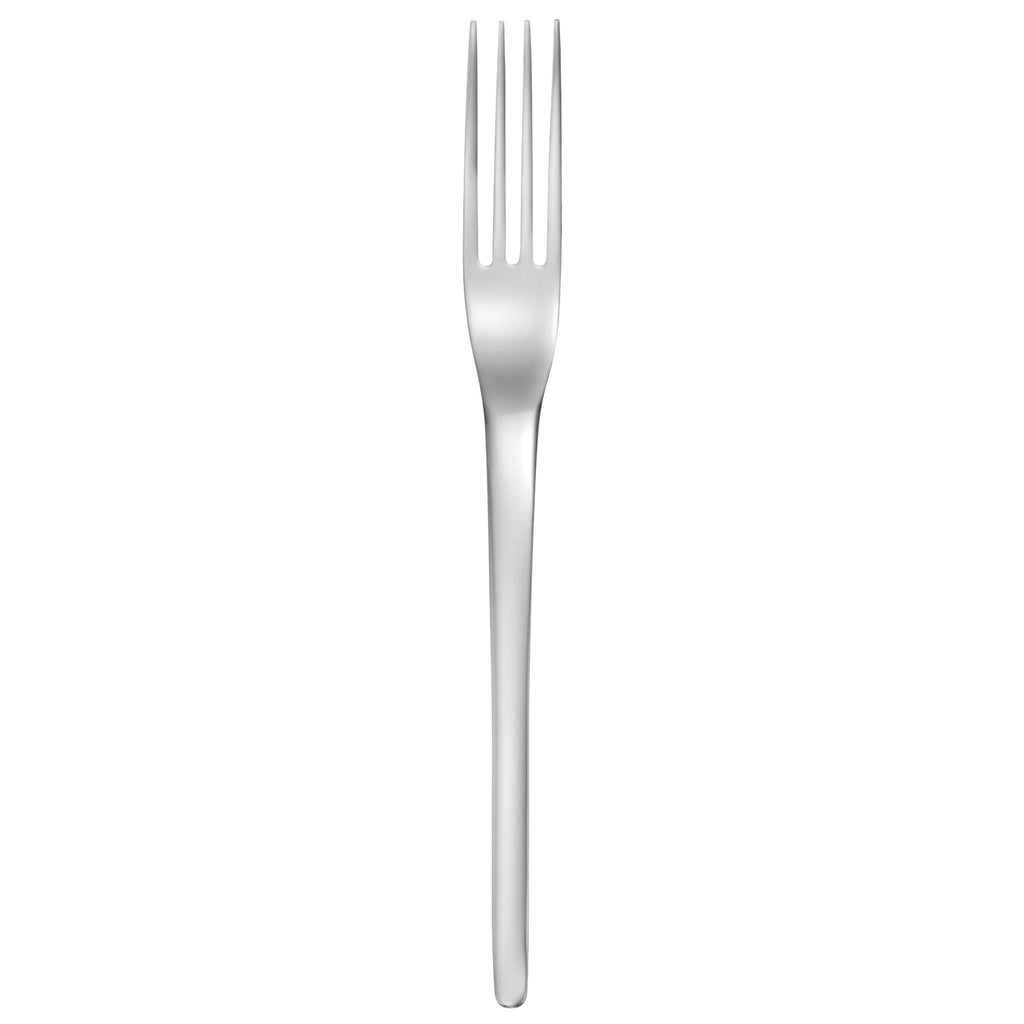 Oneida T483FDEF Apex 7 3/4" 18/10 Stainless Steel Extra Heavy Weight Salad / Dessert Fork - 12/Pack