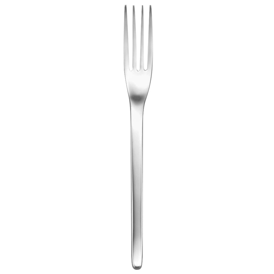 Oneida T483FSLF Apex 7" 18/10 Stainless Steel Extra Heavy Weight Salad / Pastry Fork - 12/Pack