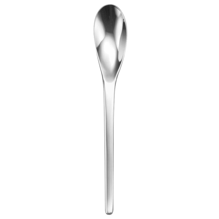 Oneida T483SFTF Apex 6" 18/10 Stainless Steel Extra Heavy Weight European Teaspoon - 12/Pack