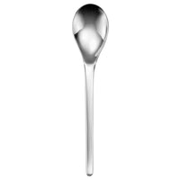 Oneida T483SRBF Apex 7" 18/10 Stainless Steel Extra Heavy Weight Round Soup Spoon - 12/Pack