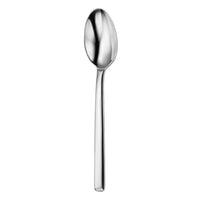 Oneida T505SDEF Perpetua 8 1/4" 18/10 Stainless Steel Extra Heavy Weight Oval Bowl Dessert Spoon - 12/Pack