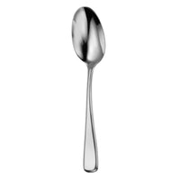 Oneida T936SDEF Perimeter 7 1/4" 18/10 Stainless Steel Extra Heavy Weight Oval Dessert Spoon - 12/Pack