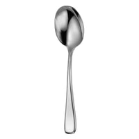 Oneida T936SRBF Perimeter 7" 18/10 Stainless Steel Extra Heavy Weight Soup Spoon - 12/Pack