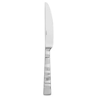 Oneida T947KSSF Verge 9 5/8" 18/10 Stainless Steel Extra Heavy Weight Steak Knife - 12/Pack