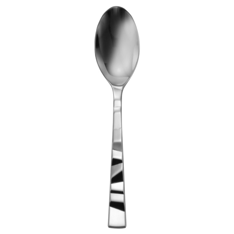 Oneida T947SADF Verge 5" 18/10 Stainless Steel Extra Heavy Weight Demitasse Spoon - 12/Pack
