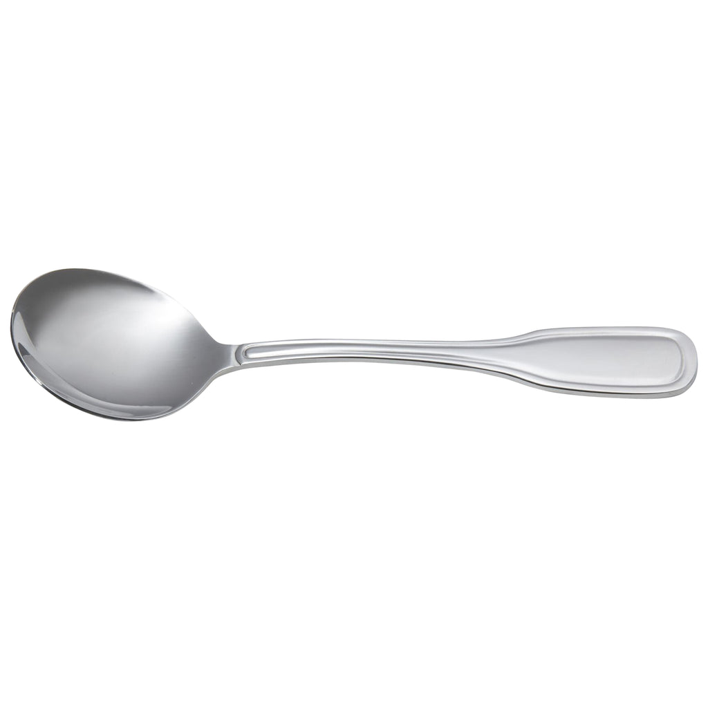 Arcoroc FG709 Capitale 6 1/4" 18/0 Stainless Steel Heavy Weight Bouillon Spoon by Arc Cardinal - 12/Pack