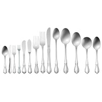 Oneida 2610SITF Chateau 7 1/2" 18/8 Stainless Steel Extra Heavy Weight Iced Tea Spoon - 12/Pack