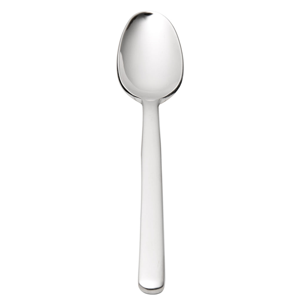 Oneida T505SFTF Perpetua 5 3/4" 18/10 Stainless Steel Extra Heavy Weight European Teaspoon - 12/Pack