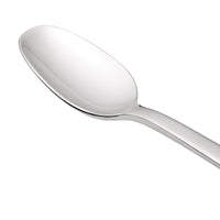 Oneida T505SPLF Perpetua 7 1/2" 18/10 Stainless Steel Extra Heavy Weight Oval Bowl Soup / Dessert Spoon - 12/Pack