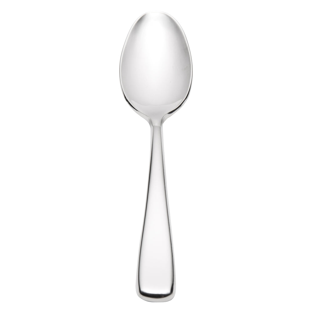 Oneida T936SADF Perimeter 4 1/4" 18/10 Stainless Steel Extra Heavy Weight Demitasse Spoon - 12/Pack
