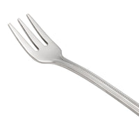 Oneida 2544FOYF Needlepoint 6" 18/8 Stainless Steel Extra Heavy Weight Oyster / Cocktail Fork - 12/Pack