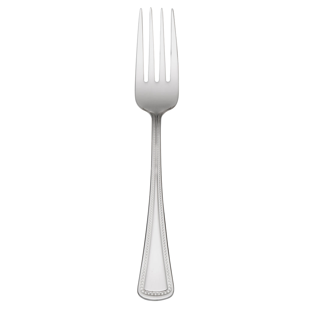 Oneida 2544FRSF Needlepoint 7 1/4" 18/8 Stainless Steel Extra Heavy Weight Dinner Fork - 12/Pack