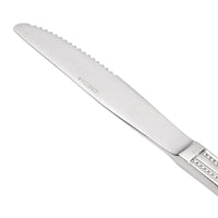 Oneida 2544KPVF Needlepoint 8 3/4" 18/8 Stainless Steel Extra Heavy Weight Dinner Knife - 12/Pack